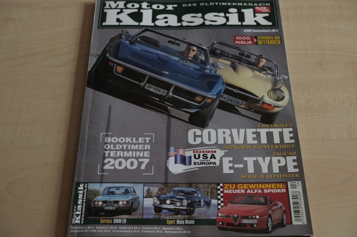 Deckblatt Motor Klassik (04/2007)